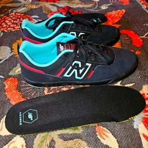 New Balance Numeric 306 Foy (Black/Blue/Electric Red) size 12
